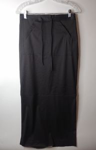 Hai5 Yanagi Slate Gray Twill Maxi Skirt M